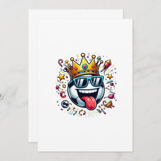 Leve het voetbal kaart (Voorkant / Achterkant)