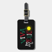 Leve Mexico Bagagelabel (Voorkant verticaal)