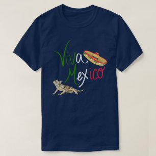 Leve Mexico Mexicaanse gehoornde hagedis T-shirt