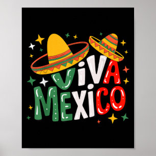 Leve Mexico peuters meisjes jongens Mexicaanse vla Poster