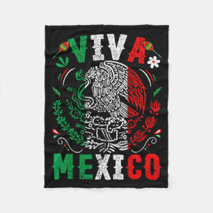 Leve Mexico vlag Mexicaanse onafhankelijkheidsdag Fleece Deken