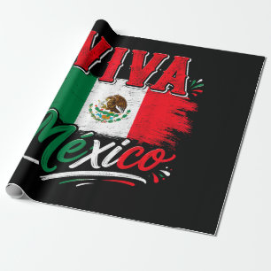 Leve Mexico Vlag Patriottisch Trots Mexicaans Cadeaupapier