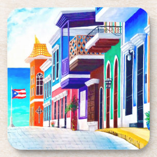 ¡Leve Puerto Rico! Bier Onderzetter