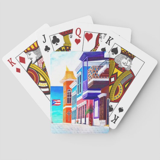 ¡Leve Puerto Rico! Pokerkaarten (Achterkant)