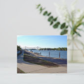 Levee - Winona, MN Briefkaart (Staand voorkant)