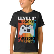 🎮Level 07 Unlocked Verjaardag T-shirt