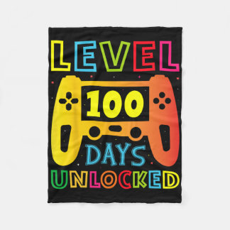 Level 100-dagen game-spel zonder vergrendeling op  fleece deken