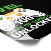 Level 100-dagen game-spel zonder vergrendeling op  foto afdruk (Hoek)