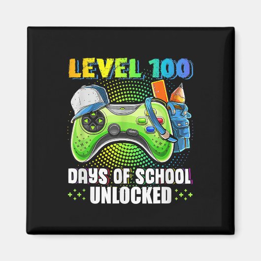 Level 100-dagen game-spel zonder vergrendeling op magneet (Voorkant)