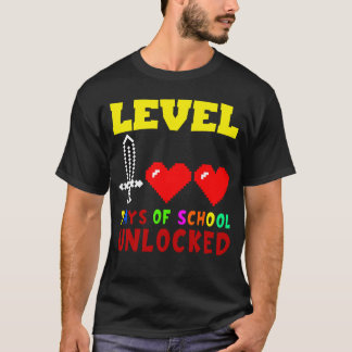 Level 100-dagen game-spel zonder vergrendeling op  t-shirt