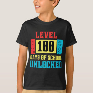 Level 100-dagen game-spel zonder vergrendeling op  t-shirt