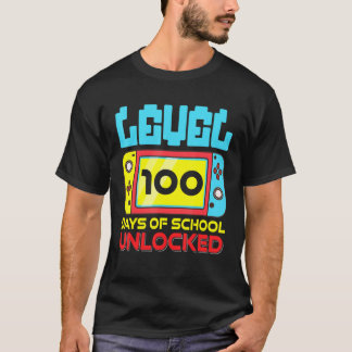 Level 100-dagen game-spel zonder vergrendeling op  t-shirt