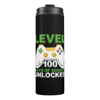 Level 100 dagen school ontgrendeld gamer videogame