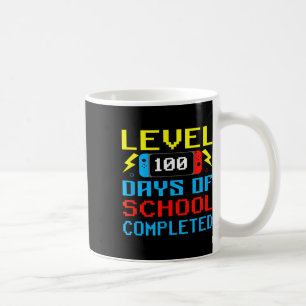 Level 100 dagen van de school gamer Kinder leraar Koffiemok