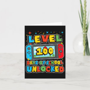 Level 100 dagen van school Complete Gamer Video Ga Kaart