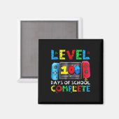 Level 100 dagen van school Complete Gamer Video Ga Magneet (Voorkant / Achterkant)