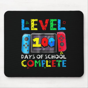 Level 100 dagen van school Complete Gamer Video Ga Muismat