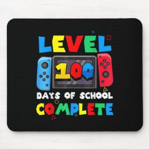 Level 100 dagen van school Complete Gamer Video Ga Muismat