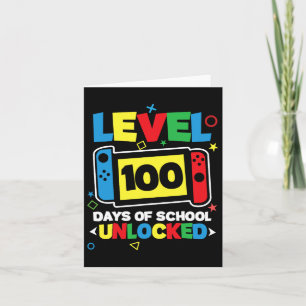 Level 100 Days of School Complete Game Controller Kaart