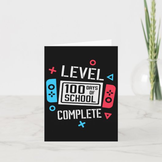 Level 100 Days of School Complete Video's Spel Sma Kaart (Voorkant)