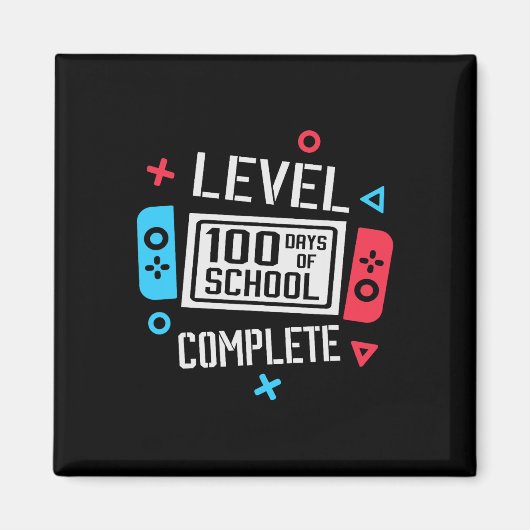 Level 100 Days of School Complete Video's Spel Sma Magneet (Voorkant)