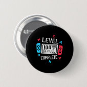Level 100 Days of School Complete Video's Spel Sma Ronde Button 5,7 Cm (Voorkant /achterkant)