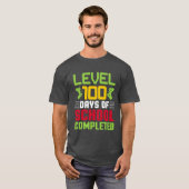 Level 100 Days of School Completed Fun T-shirt (Voorkant volledig)