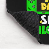 Level 100 Days of School ontgrendeld gaming jongen Muismat (Hoek)