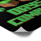 Level 100 Days of School ontgrendeld gaming Pixel  Poster (Hoek)
