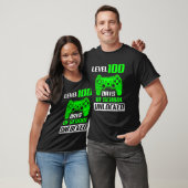 Level 100 Days Of School Unlocked 100th Day Video  T-shirt (Unisex)