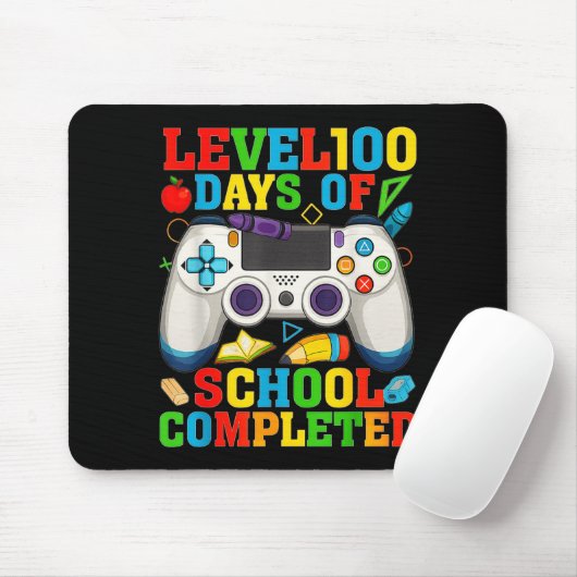 Level 100 Days Of School Unlocked Boys 100th Day O Muismat (Met muis)