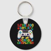 Level 100 Days Of School Unlocked Boys 100th Day O Sleutelhanger (Voorkant)