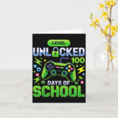 Level 100 Days Of School Unlocked Funny Video Game Kaart (Gele Bloem)