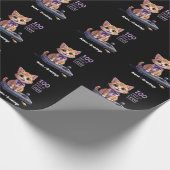 Level 100 Days of School Unlocked vieren Cadeaupapier (Hoek)