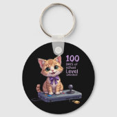 Level 100 Days of School Unlocked vieren Sleutelhanger (Voorkant)