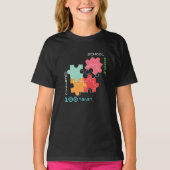 Level 100 Puzzel Meesterwerk Kinder Leuk & Stijlvo T-shirt (Voorkant)
