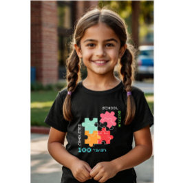 Level 100 Puzzel Meesterwerk Kinder Leuk & Stijlvo T-shirt