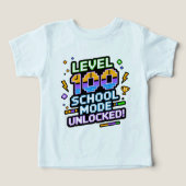 Level 100 School Mode Unlocked 100th Day of School (Design voorkant)