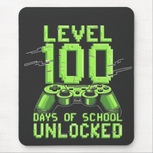 Level 100th Days of School Ontgrendeld Gaming Scho Muismat