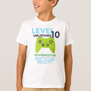 Level 10 Geweldige 2011-videokamer zonder vergrend T-shirt