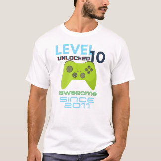 Level 10 Geweldige 2011-videokamer zonder vergrend T-shirt