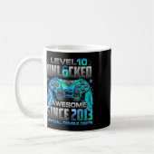 Level 10 Ontgrendeld Geweldig Sinds 2013 10e Verja Koffiemok (Links)