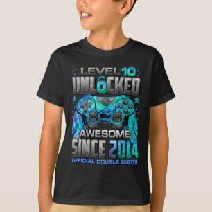 Level 10 Ontgrendeld Geweldig Sinds 2014 10e Verja T-shirt
