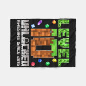 Level 10 Ontgrendeld Geweldig Sinds 2015 10de Pixe Fleece Deken (Voorkant (Horizontaal))