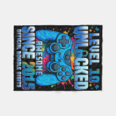 Level 10 Ontgrendeld Geweldig Sinds 2015 10e Verja Fleece Deken (Voorkant (Horizontaal))