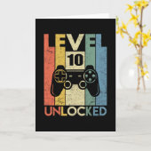 Level 10 Ontgrendeld Grappige Videospeler 10e Verj Kaart (Gele Bloem)