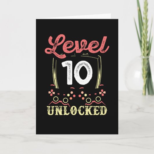 Level 10 ontgrendeld kaart (Voorkant)