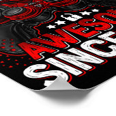 Level 10 Unlocked 10 Year Old Boys 10th Birthday B Poster (Hoek)