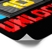 Level 10 Unlocked Gamer 10th Birthday Gift Video G Poster (Hoek)