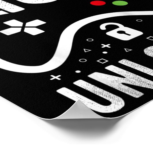 Level 10 Unlocked Video Game 10th Birthday Gift 1  Poster (Hoek)